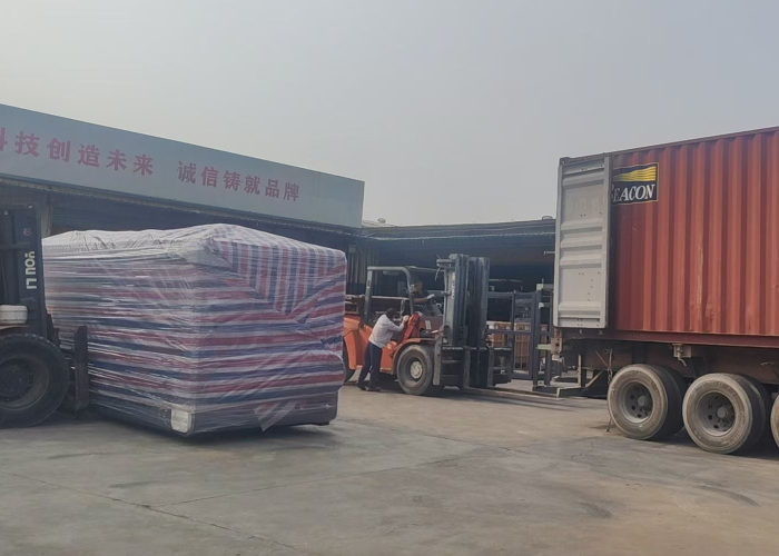 JD72 Three station thermoforming machine export to Indonesia